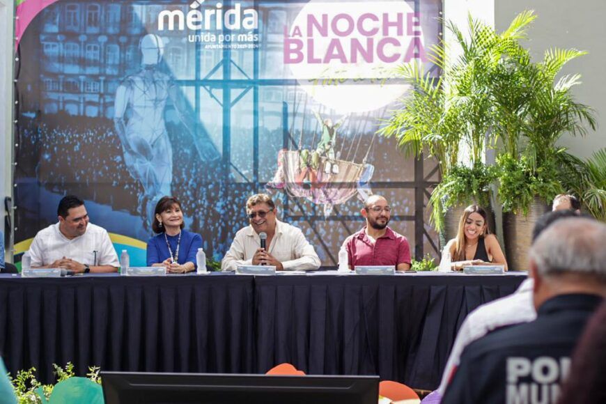 Anuncian La Noche Blanca en Mérida la última de 2023 Revista Soma