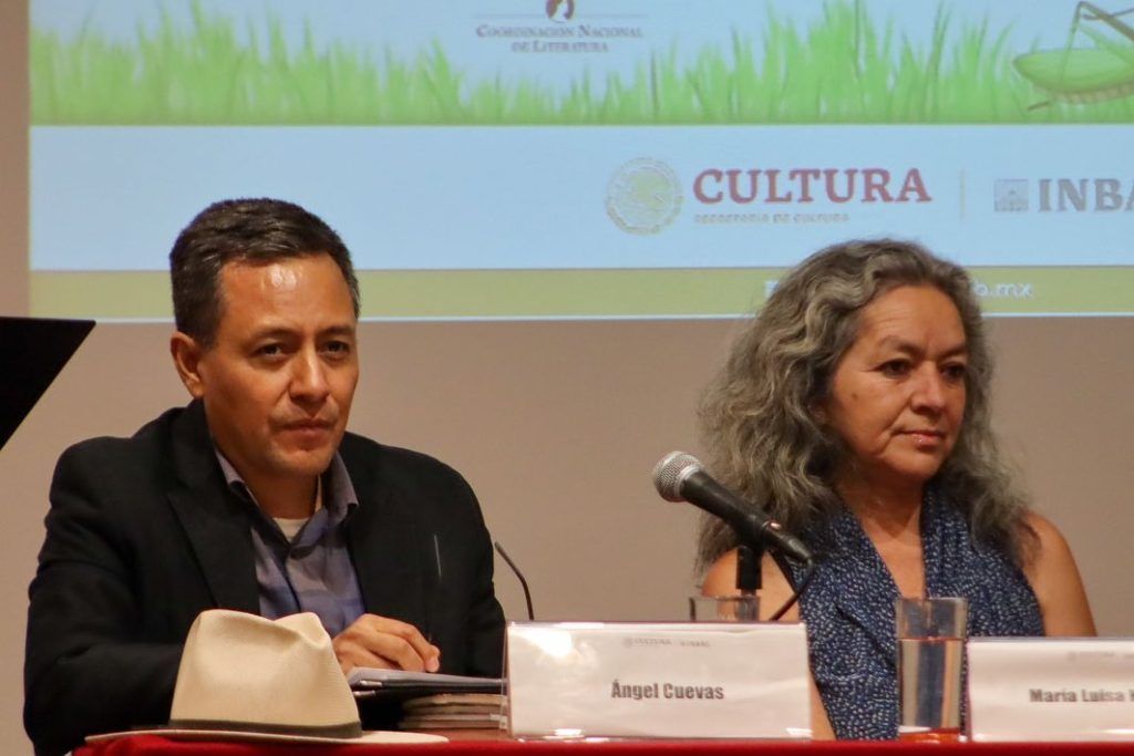 Ángel Cuevas y María Luisa Herrera durante la presentación del libro.